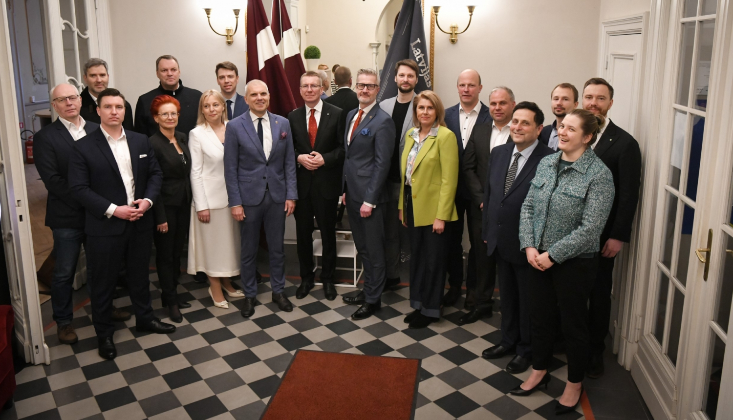 18.04.2024. Valsts prezidenta Edgara Rinkēviča tikšanās ar Latvijas Tirdzniecības un rūpniecības kameras padomi kopbilde
