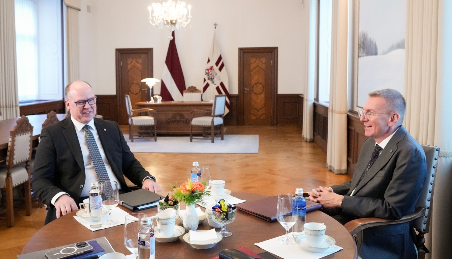 08.10.2026. Valsts prezidenta Edgara Rinkēviča tikšanās ar ģenerālprokuroru Armīnu Meisteru