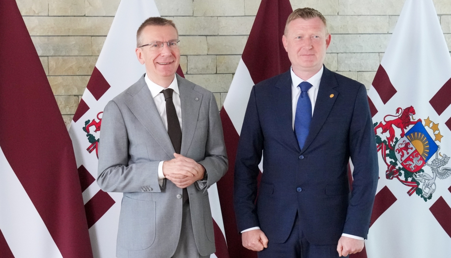 08.06.2026. Valsts prezidenta Edgara Rinkēviča tikšanās ar aizsardzības ministru Raivi Melni