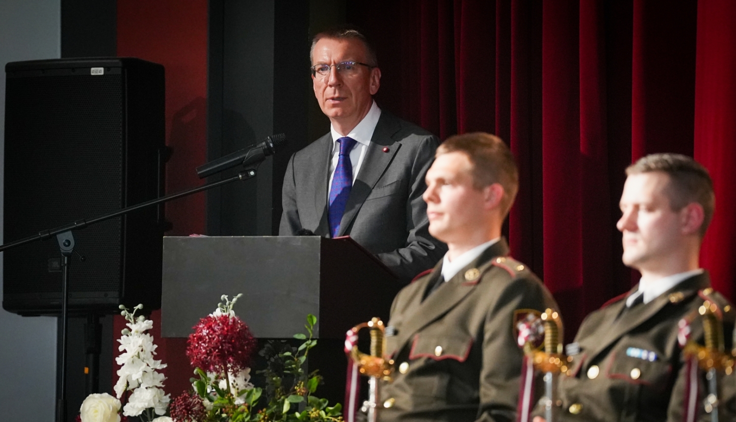 19.06.2026. Valsts prezidenta Edgara Rinkēviča dalība Latvijas Nacionālās aizsardzības akadēmijas jauno virsnieku izlaiduma ceremonijā