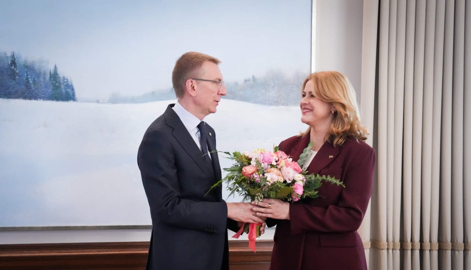 27.05.2026. Valsts prezidenta Edgara Rinkēviča tikšanās ar Ministru prezidenti Eviku Siliņu 
