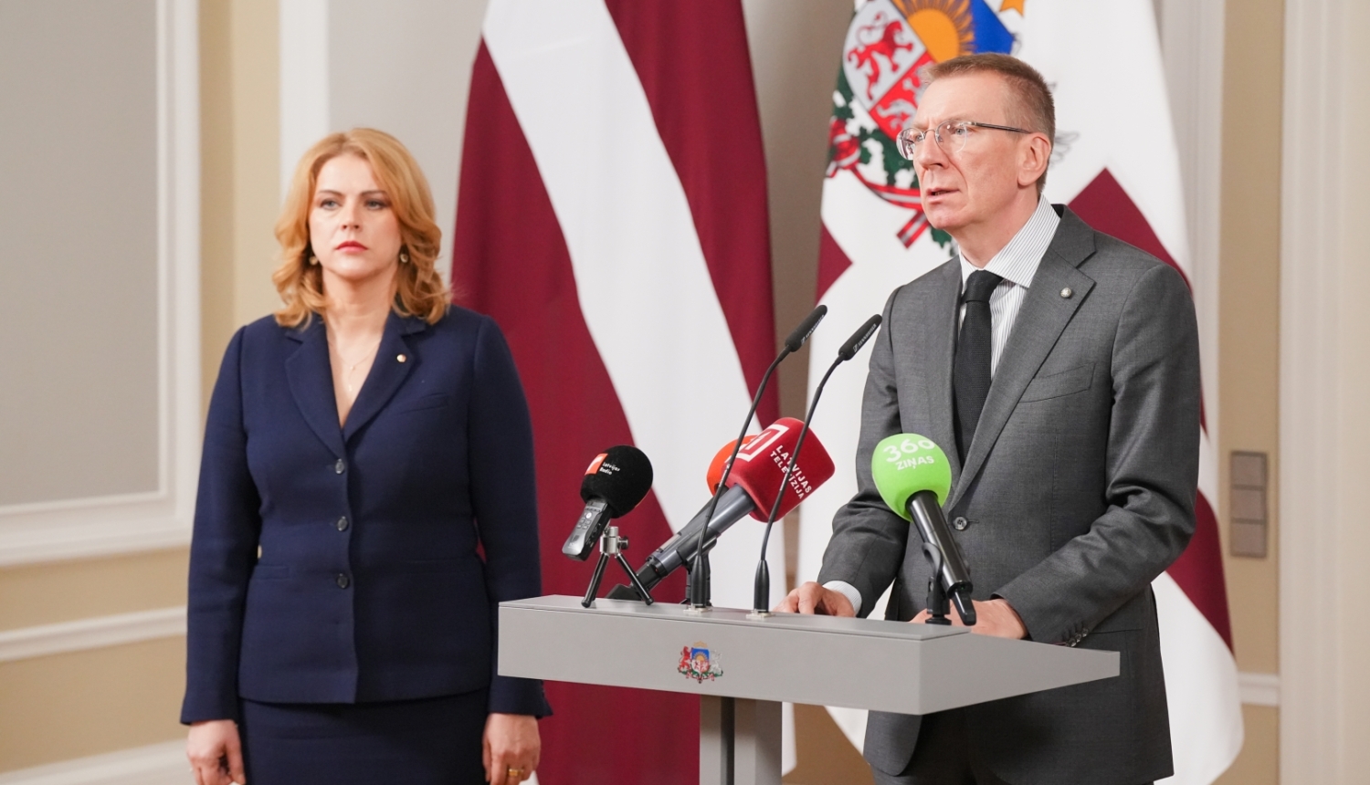 Edgars Rinkēvičs un Evika Siliņa 20.05.2026