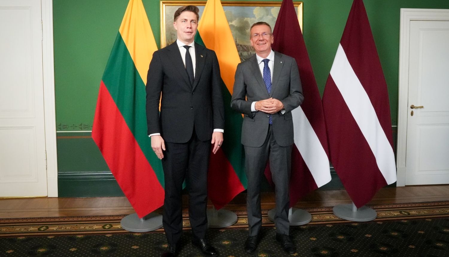 20.08.2026. Valsts prezidenta Edgara Rinkēviča tikšanās ar Lietuvas Republikas premjerministru Mindaugu Sinkeviču