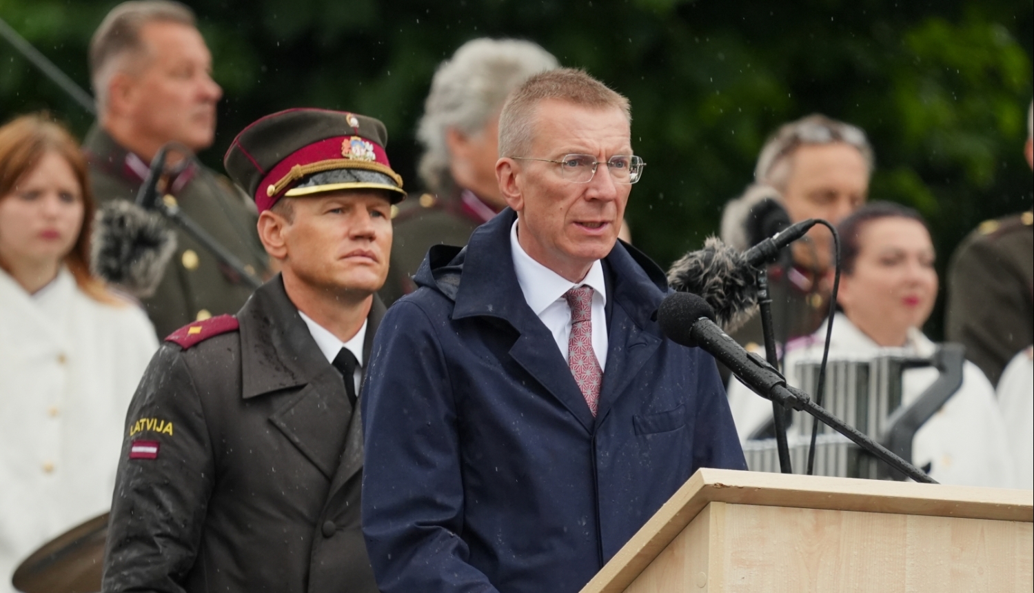 23.08.2026. Valsts prezidenta Edgara Rinkēviča dalība Zemessardzes 35. gadadienas svinīgajā ceremonijā
