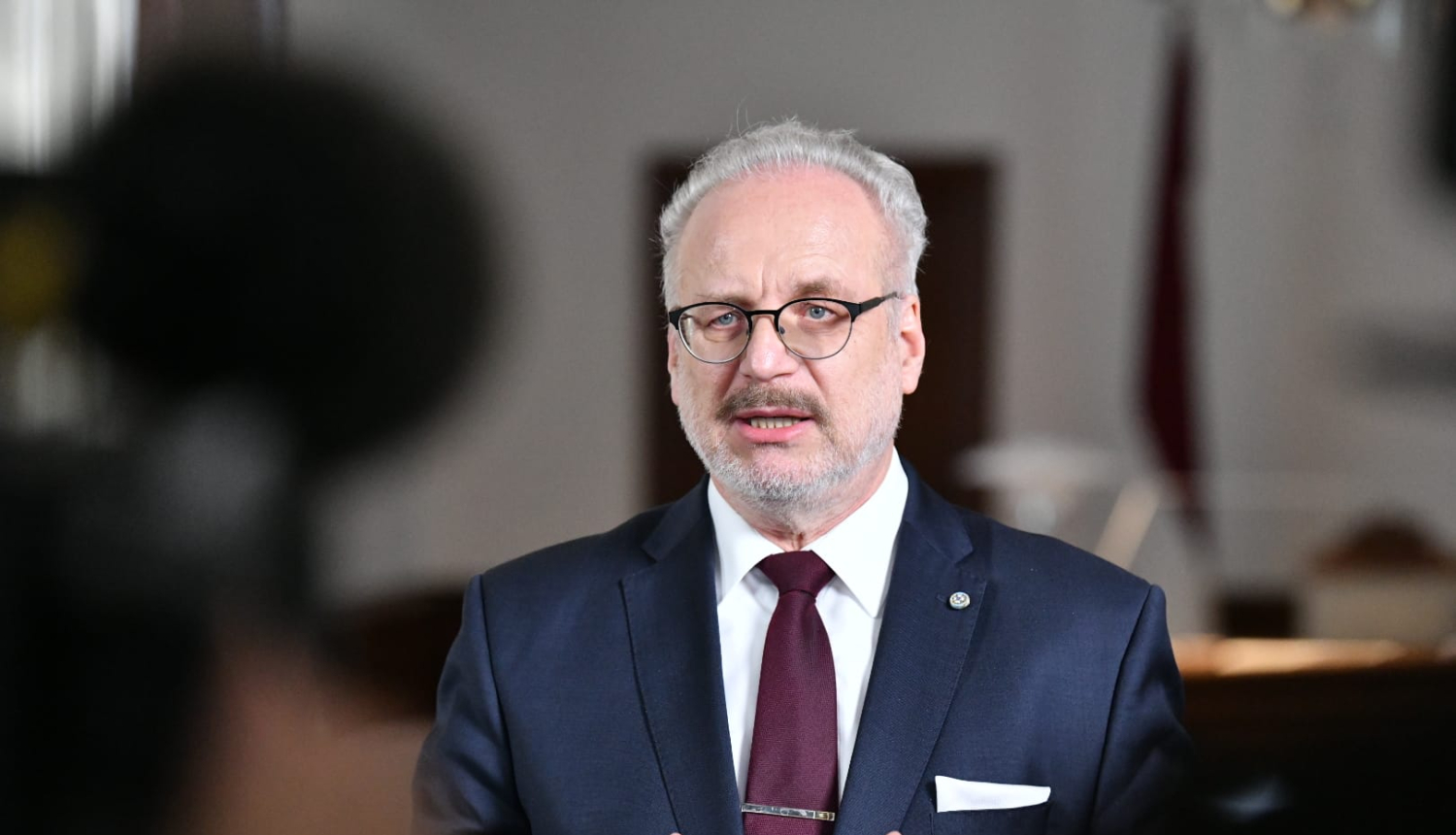 Valsts prezidenta Egila Levita paziņojums medijiem pēc tikšanās ar 14. Saeimā ievēlēto partiju pārstāvjiem