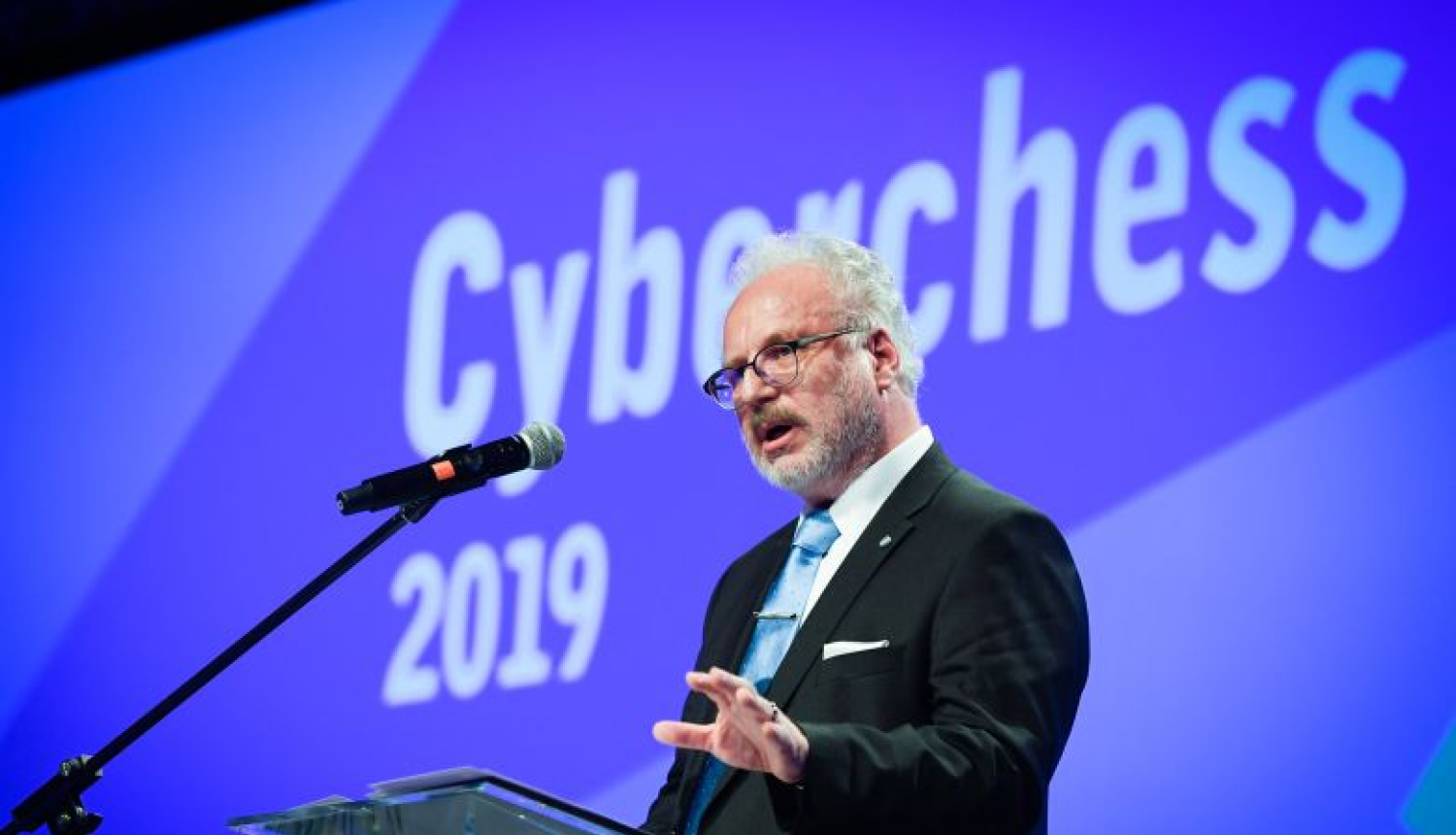 Valsts prezidenta Egila Levita uzruna konferencē “Kiberšahs 2019”