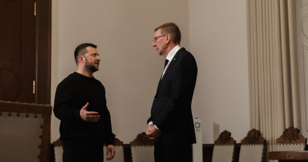 Photo: president.lv Kyrylo Budanov Visits Latvia to Strengthen Military and Economic Partnerships