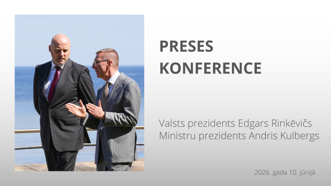 Valsts prezidents Edgars Rinkēvičs Rīgas pilī tiekas ar Ministru prezidentu Andri Kulbergu