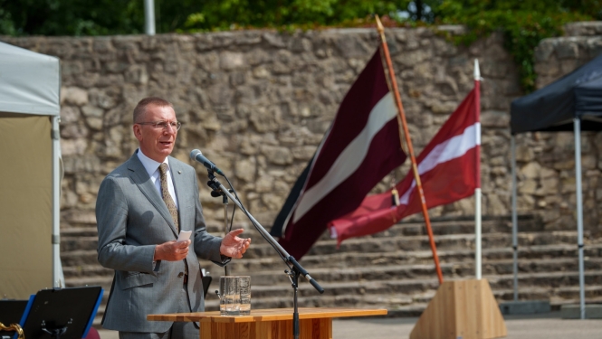 Valsts prezidenta Edgara Rinkēviča vēstījums 27. Latvijas politiski represēto personu salidojuma dalībniekiem Ikšķilē