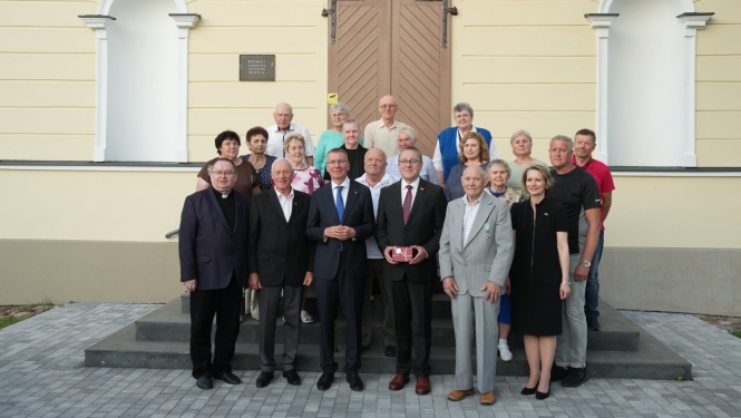 16.07.2026. Valsts prezidenta Edgara Rinkēviča tikšanās ar Būtiņģes Evaņģēliski luteriskās baznīcas draudzes locekļiem un latviešu kopienas pārstāvjiem