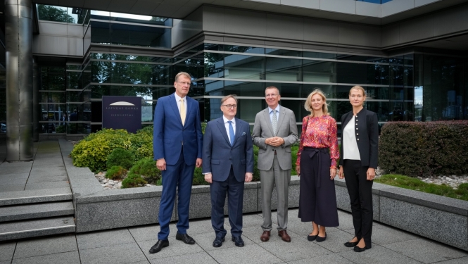 31.08.2026. Valsts prezidents Edgars Rinkēvičs apmeklē Latvijas Banku
