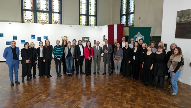 Valsts prezidents Edgars Rinkēvičs apmeklē Latvijas Mākslas akadēmiju