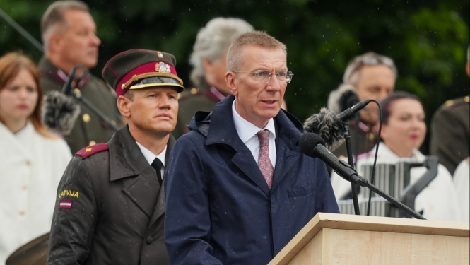 23.08.2026. Valsts prezidenta Edgara Rinkēviča dalība Zemessardzes 35. gadadienas svinīgajā ceremonijā
