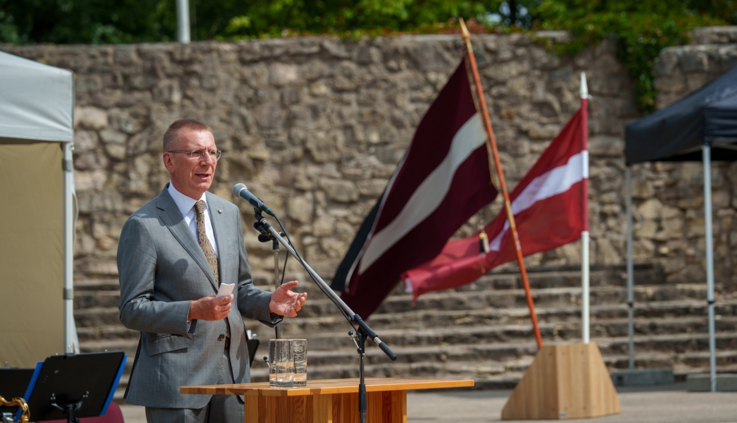 Valsts prezidenta Edgara Rinkēviča vēstījums 27. Latvijas politiski represēto personu salidojuma dalībniekiem Ikšķilē