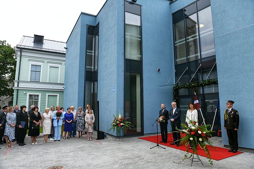 Valsts prezidents Egils Levits piedalās Zemgales rajona tiesu nama atklāšanā