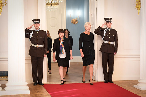 Valsts prezidents Egils Levits akreditē ārvalstu vēstniekus Latvijā