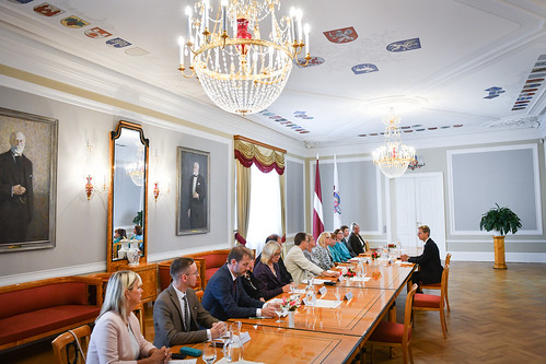 Valsts prezidents Egils Levits tiekas ar biedrības “Latvijas Pedagogu dome” pārstāvjiem