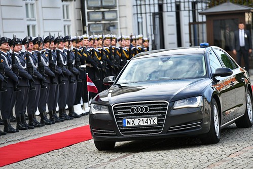 Valsts prezidenta Egila Levita oficiālā vizīte Polijā, Varšavā