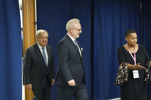 Valsts prezidenta Egila Levita tikšanās ar ANO ģenerālsekretāru Antoniu Gutērrešu