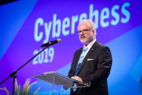 Valsts prezidents Egils Levits piedalās kiberdrošības konferencē “Kiberšahs 2019”