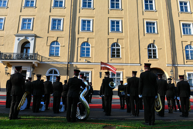 16.10.2019. Ukrainas prezidenta Volodimira Zelenska (H. E. Mr Volodymyr Zelenskyy) un kundzes Olenas Zelenskas (Mrs Olena Zelenska) oficiālā vizīte Latvijā