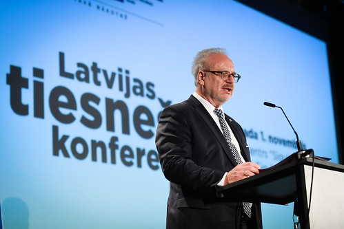 01.11.2019. Valsts prezidents Egils Levits piedalās Latvijas tiesnešu ikgadējā konferencē, kurā tiek uzklausīti tiesnešu pašpārvaldes institūciju vadītāji un Tieslietu padomes locekļa amata kandidāti