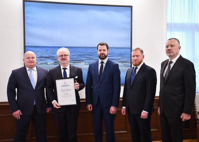 15.01.2020. Valsts prezidenta Egila Levita tikšanās ar biedrības “Tiesību zinātņu pētniecības institūts” pārstāvjiem