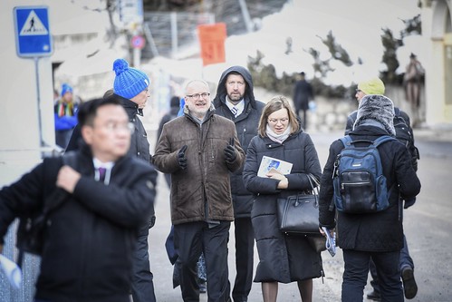 21.01.2020. Valsts prezidents Egils Levits piedalās Pasaules ekonomikas forumā Davosā - otrā diena, viņu pavada Andra Levites kundze