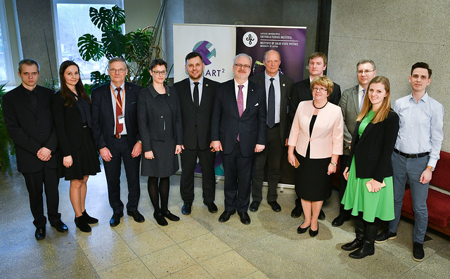 06.03.2020. Valsts prezidents Egils Levits apmeklē Latvijas Universitātes Cietvielu fizikas institūtu