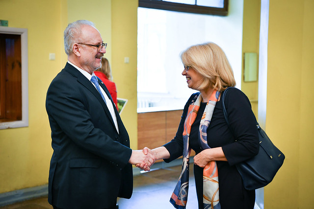 07.03.2020. Valsts prezidents Egils Levits piedalās Latvijas Studentu apvienības kongresa atklāšanā un diskusijā ar studentiem, lai pārrunātu aktualitātes augstākajā izglītībā no studējošo perspektīvas