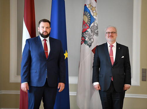 12.06.2020. Valsts prezidenta Egila Levita tikšanās ar ekonomikas ministru Jāni Vitenbergu