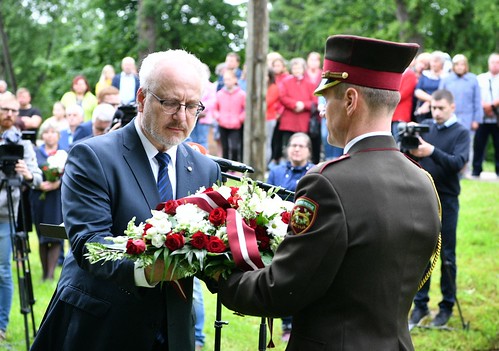 15.06.2020. Valsts prezidents Egils Levits piedalās Masļenku traģēdijas 80. gadadienas atceres pasākumos Baltinavā