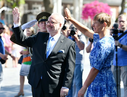 25.06.2020. Valsts prezidents Egils Levits Sāmsalā tiekas ar Igaunijas prezidenti Kersti Kaljulaidu