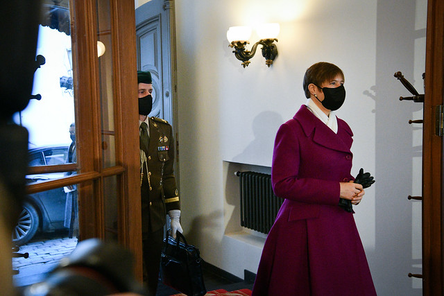 02.03.2021. V. E. Igaunijas Republikas prezidentes Kersti Kaljulaidas (H. E. Mrs Kersti Kaljulaid) darba vizīte Latvijā