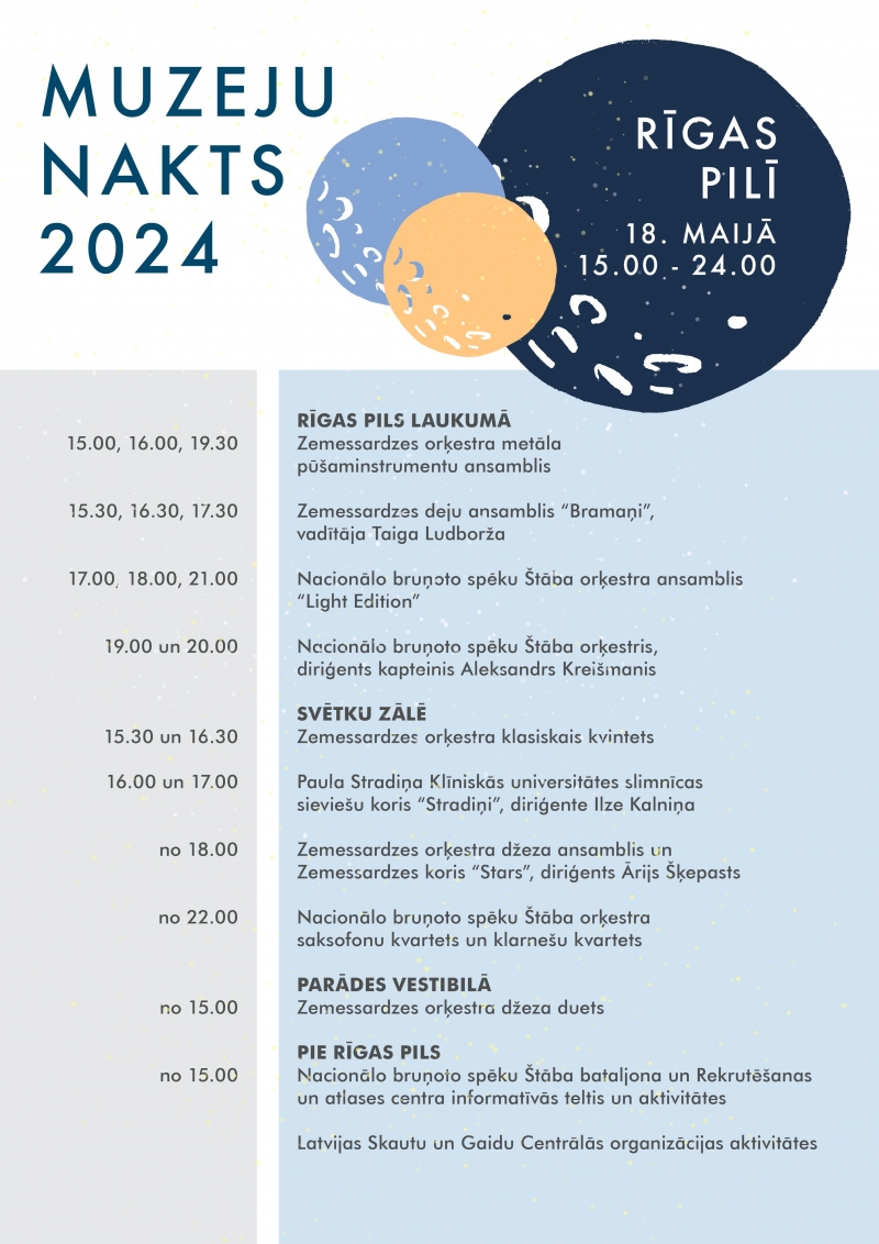 Muzeju nakts 2024 programma