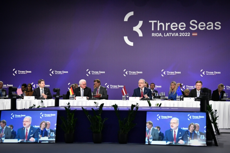 Trīs jūru iniciatīvas samits Rīgā 2022. gada 20. jūnijā