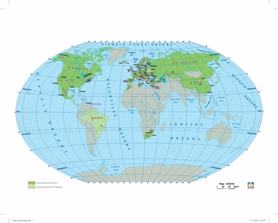 Vairas Vīķes Freibergas runas karte pasaulē