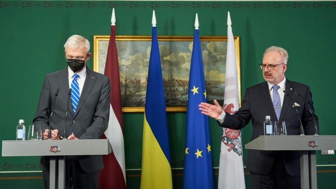 Egils Levits un Krišjānis Kariņš