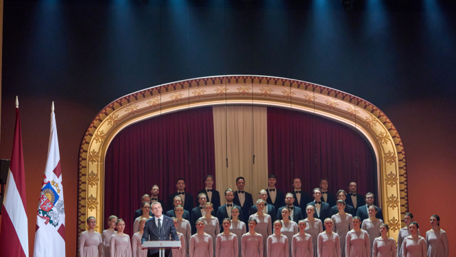 Svētku koncerts Latvijas Nacionālajā teātrī par godu Latvijas Republikas proklamēšanas 107. gadadienai