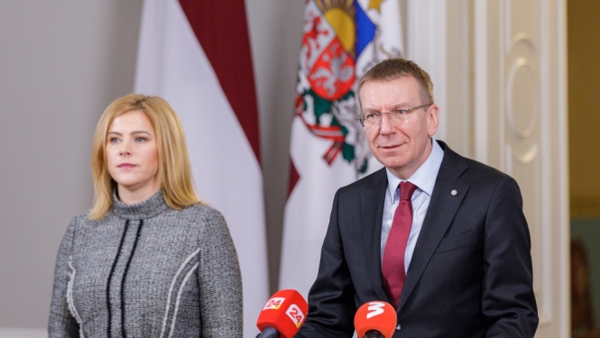 13.12.2023. Valsts prezidenta Edgara Rinkēviča tikšanās ar Ministru prezidenti Eviku Siliņu
