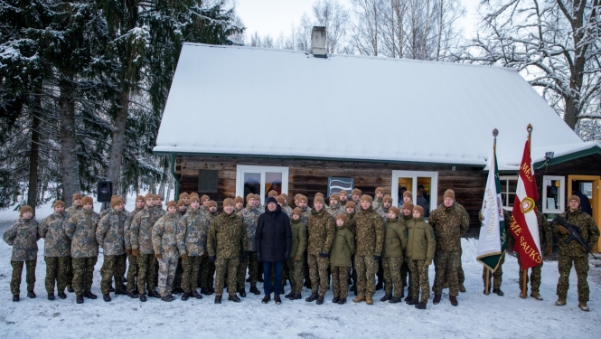 06.01.2024. Zemessardzes 52. kaujas atbalsta bataljona zemessargu zvēresta un jaunsargu svinīgā solījuma ceremonija Ziemassvētku kauju muzejā