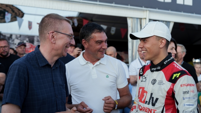 20.07.2024. Valsts prezidents Edgars Rinkēvičs apmeklē FIA pasaules rallija čempionāta “Tet Rally Latvia” ātrumposmus Vecpilī un Liepājā