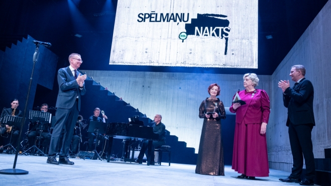 23.11.2024. Valsts prezidenta Edgara Rinkēviča dalība "Spēlmaņu naktī"