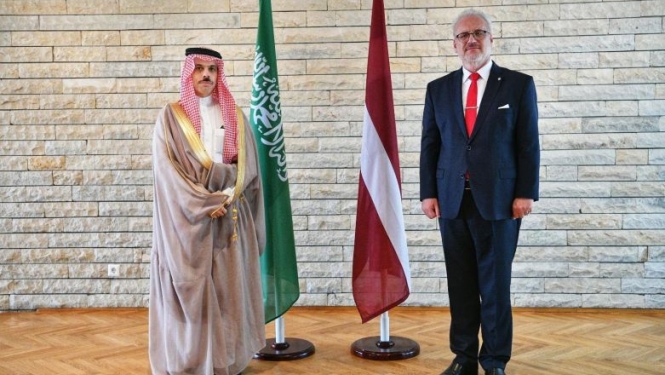 Valsts prezidents ar Saūda Arābijas ārlietu ministru pārrunā globālo atbildību par klimata situāciju