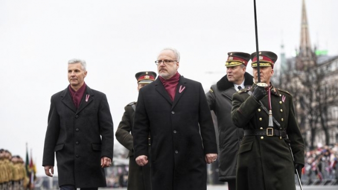 Valsts prezidenta Egila Levita runa Nacionālo bruņoto spēku vienību, Iekšlietu ministrijas vienību un ārvalstu vienību militārajā parādē