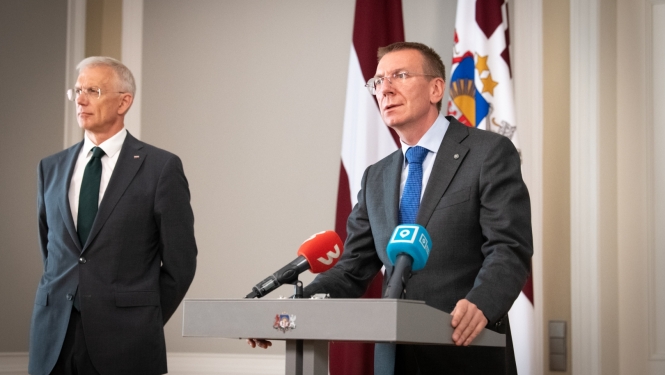 Krišjānis Kariņš un Edgars Rinkēvičs