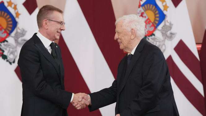 Latvijas valsts augstāko apbalvojumu pasniegšanas svinīgā ceremonija