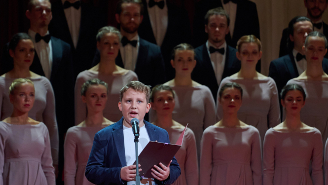 Latvijas Republikas proklamēšanas 107. gadadienai veltītā skolēnu radošo darbu konkursa laureātu uzrunas