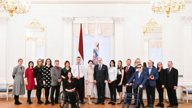 Valsts prezidenta Egila Levita uzruna akcijas “Latvijas lepnums” apbalvošanas ceremonijā