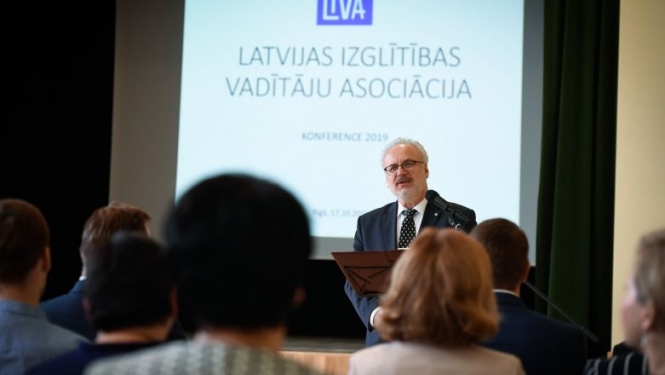 Valsts prezidenta Egila Levita uzruna Latvijas izglītības vadītāju asociācijas konferences atklāšanā